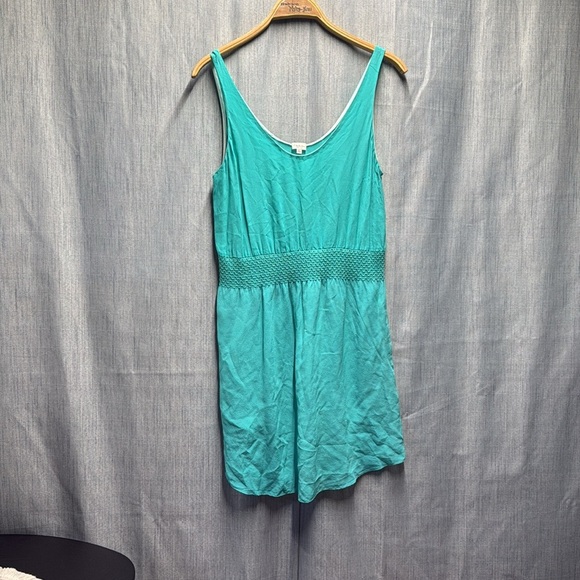 🏁 Aritzia Talula Turquoise Sleeveless Dress size small - Picture 2 of 9